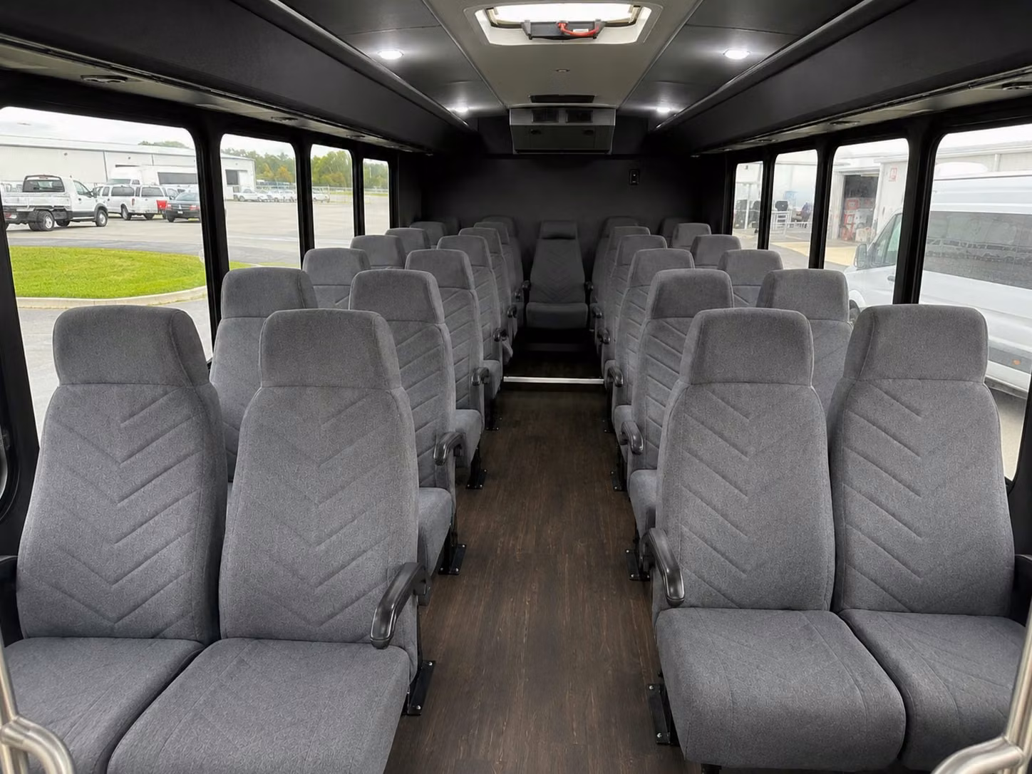 15 passenger minibus interior