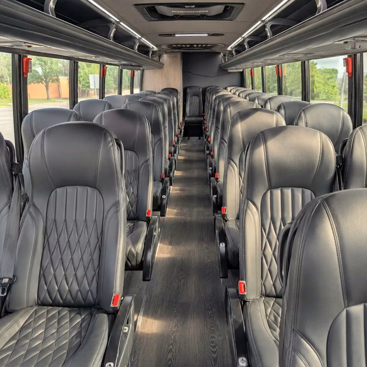 25 passenger minibus inside