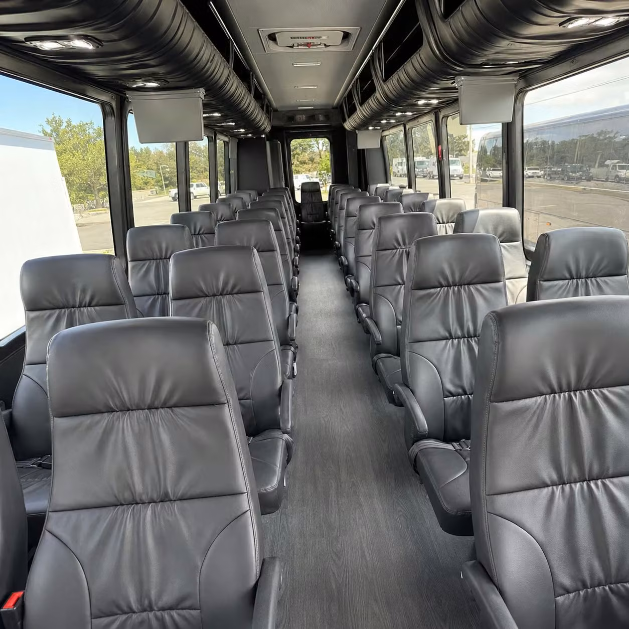 25 passenger minibus interior
