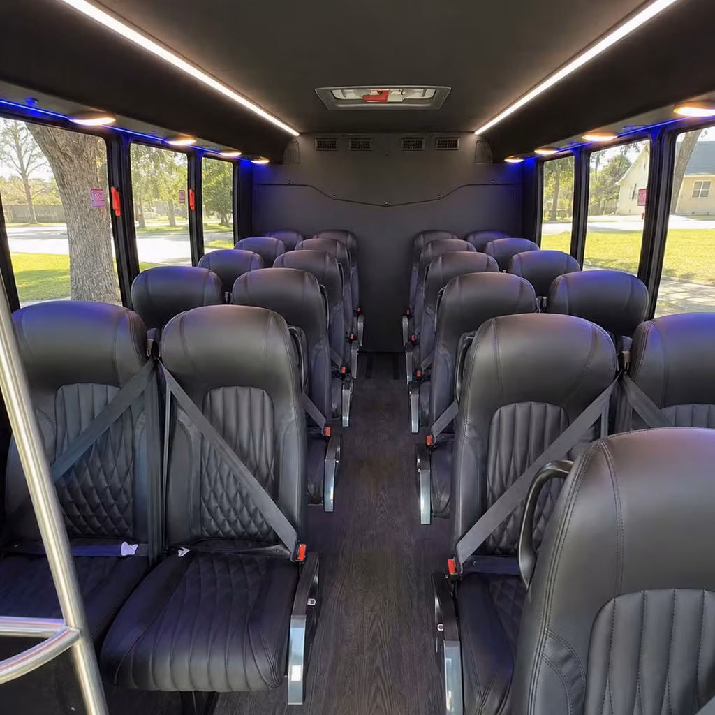 28 passenger minibus inside