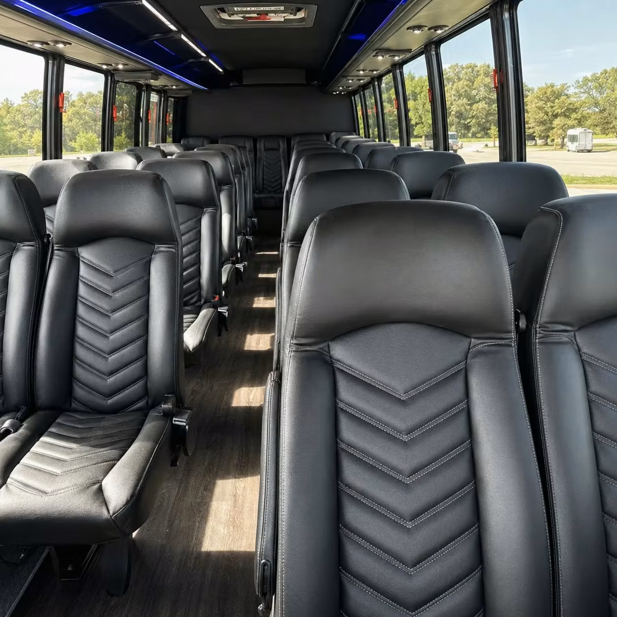 30 passenger minibus interior