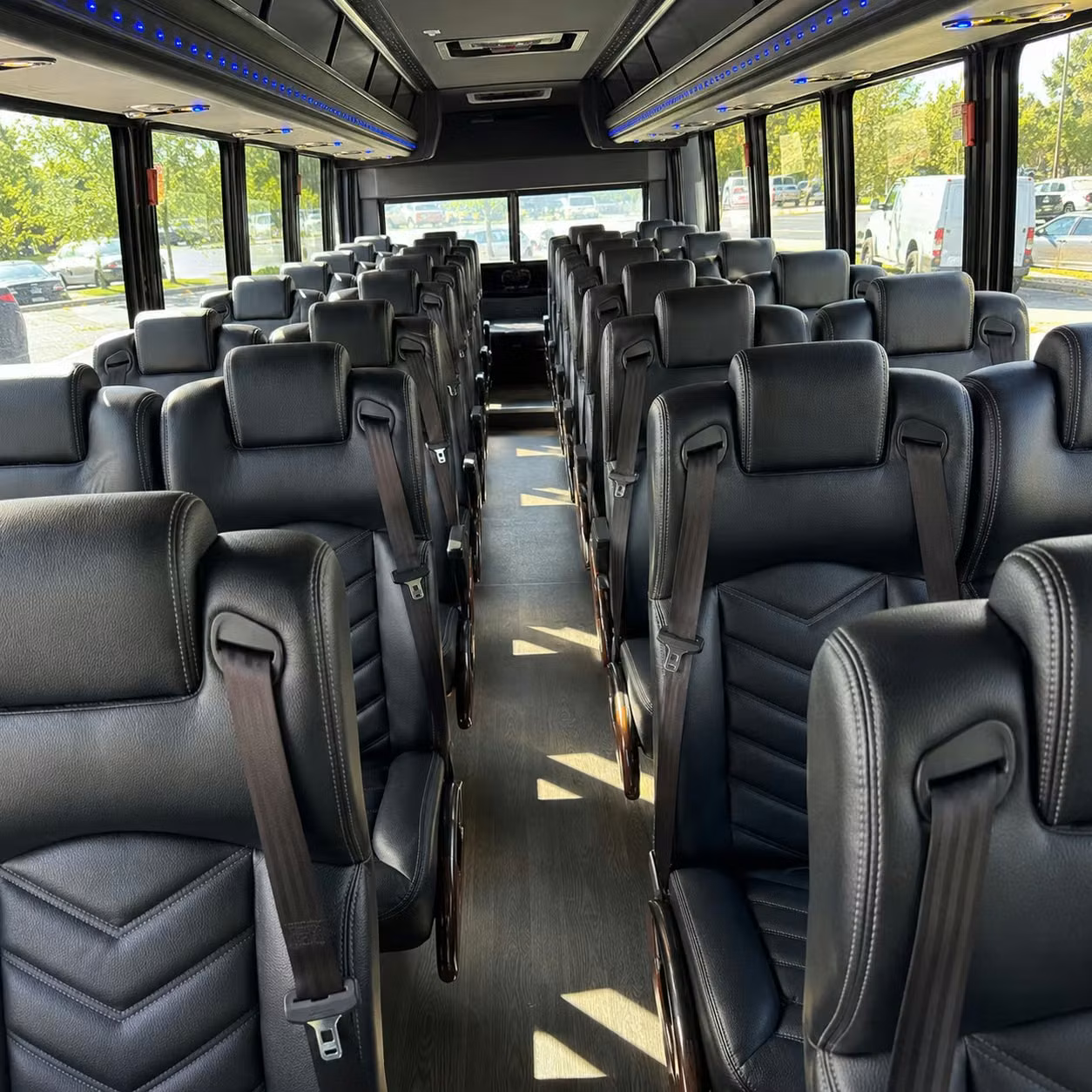 35 passenger minibus interior