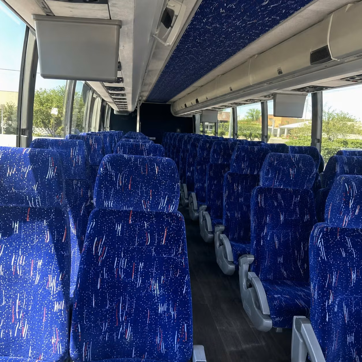 richmond charter bus rental interior