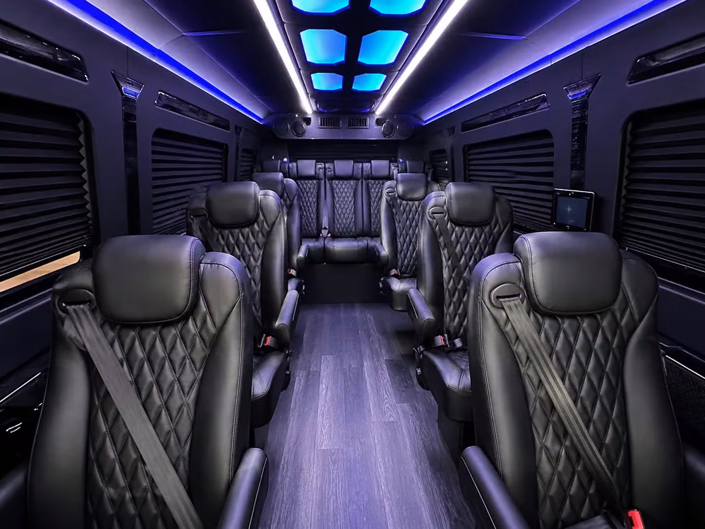 sprinter van with driver interior